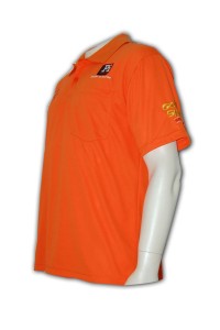 P144 polo-恤 polo衫 立领 polo shirt 批發及製造    橙色